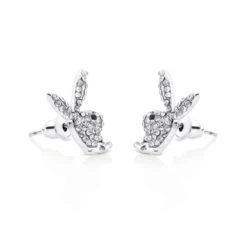 Playboy Bunny Stud Earrings, Multi-colored 3 Pack -Online Clothing Store download 5