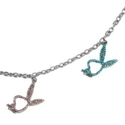 Multi-Rabbit Head Necklace -Online Clothing Store playboy multi rabbit head necklace 3