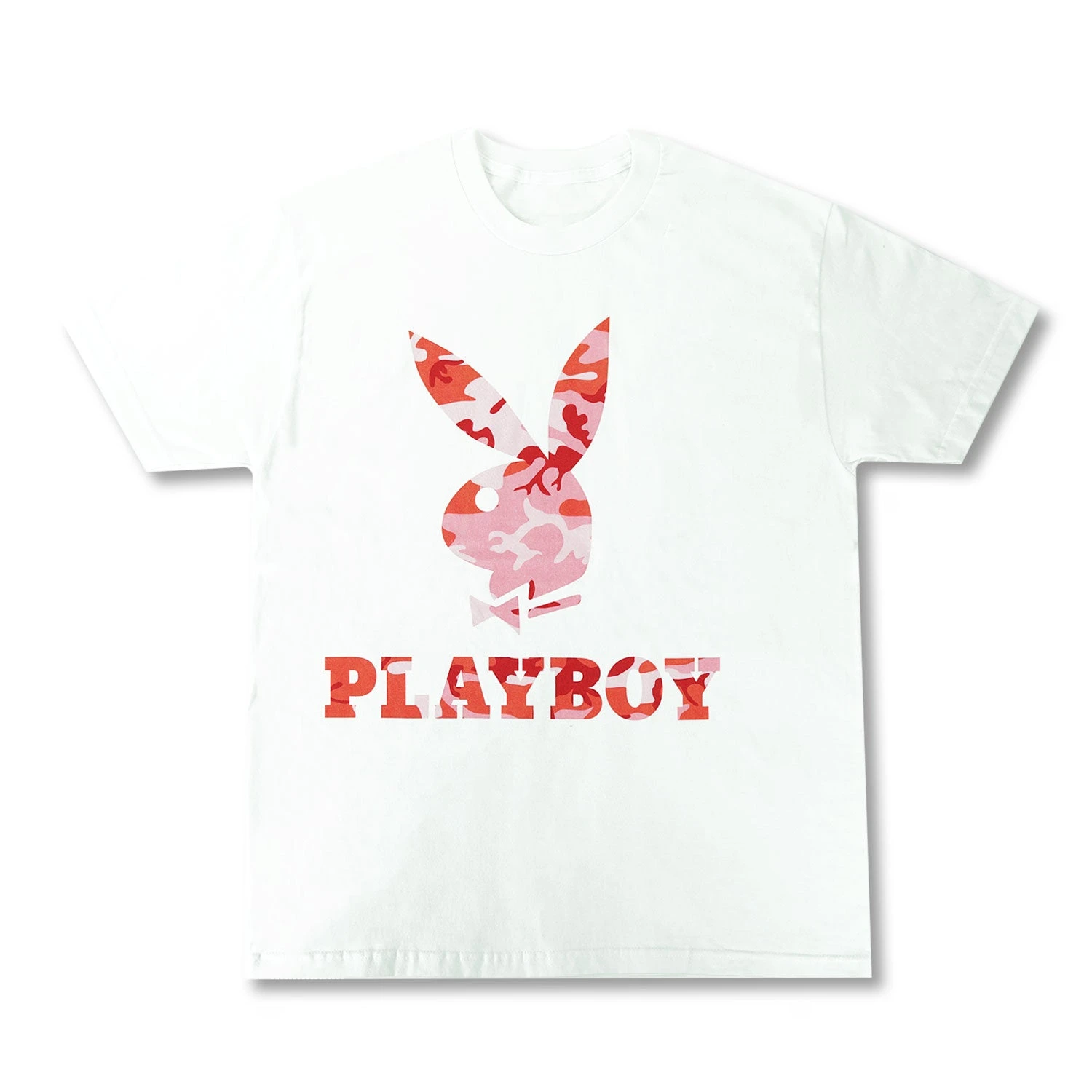 Playboy Rabbit Head Pink Camo Tee 1 Playboy Rabbit Head Pink Camo Tee