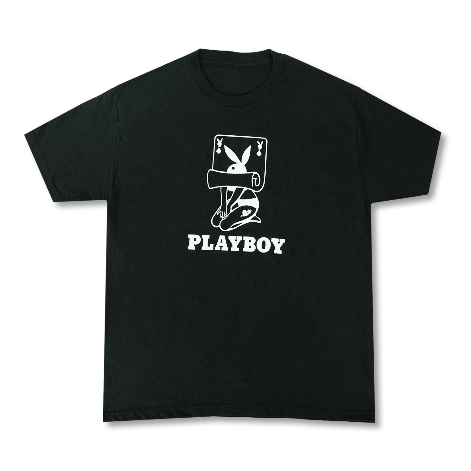 Playboy Rolling Card Black Tee 1 Playboy Rolling Card Black Tee